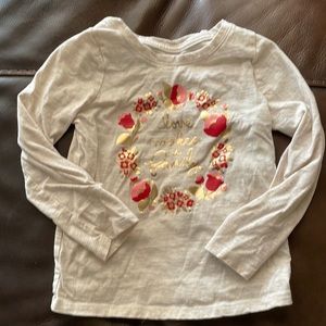Cat and Jack 3T long sleeve top